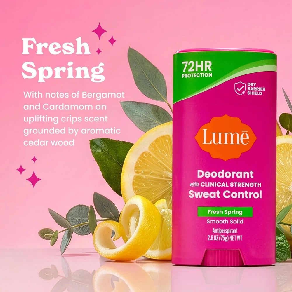 Lume Fresh Spring Deodorant 2-Pack