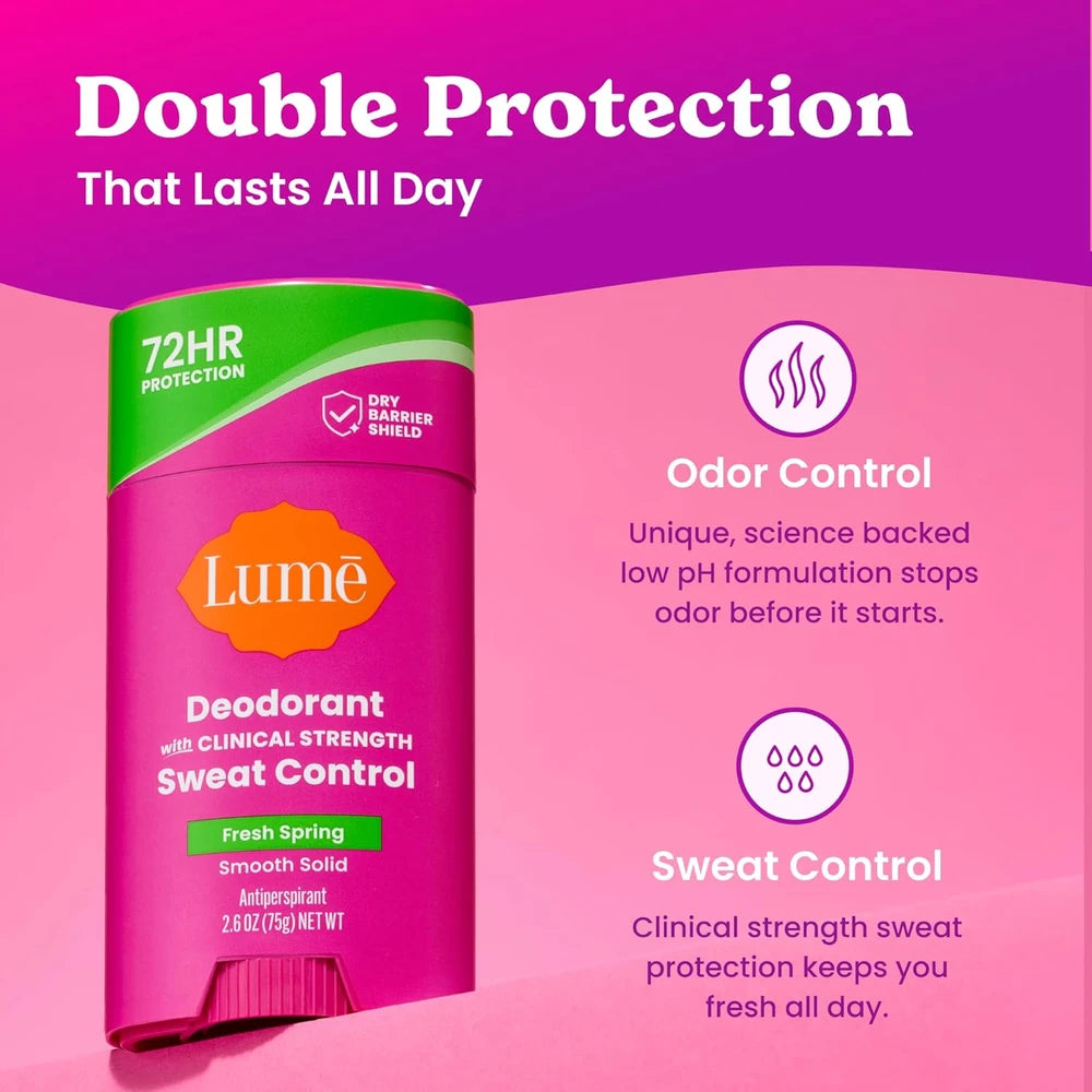 Lume Fresh Spring Deodorant 2-Pack